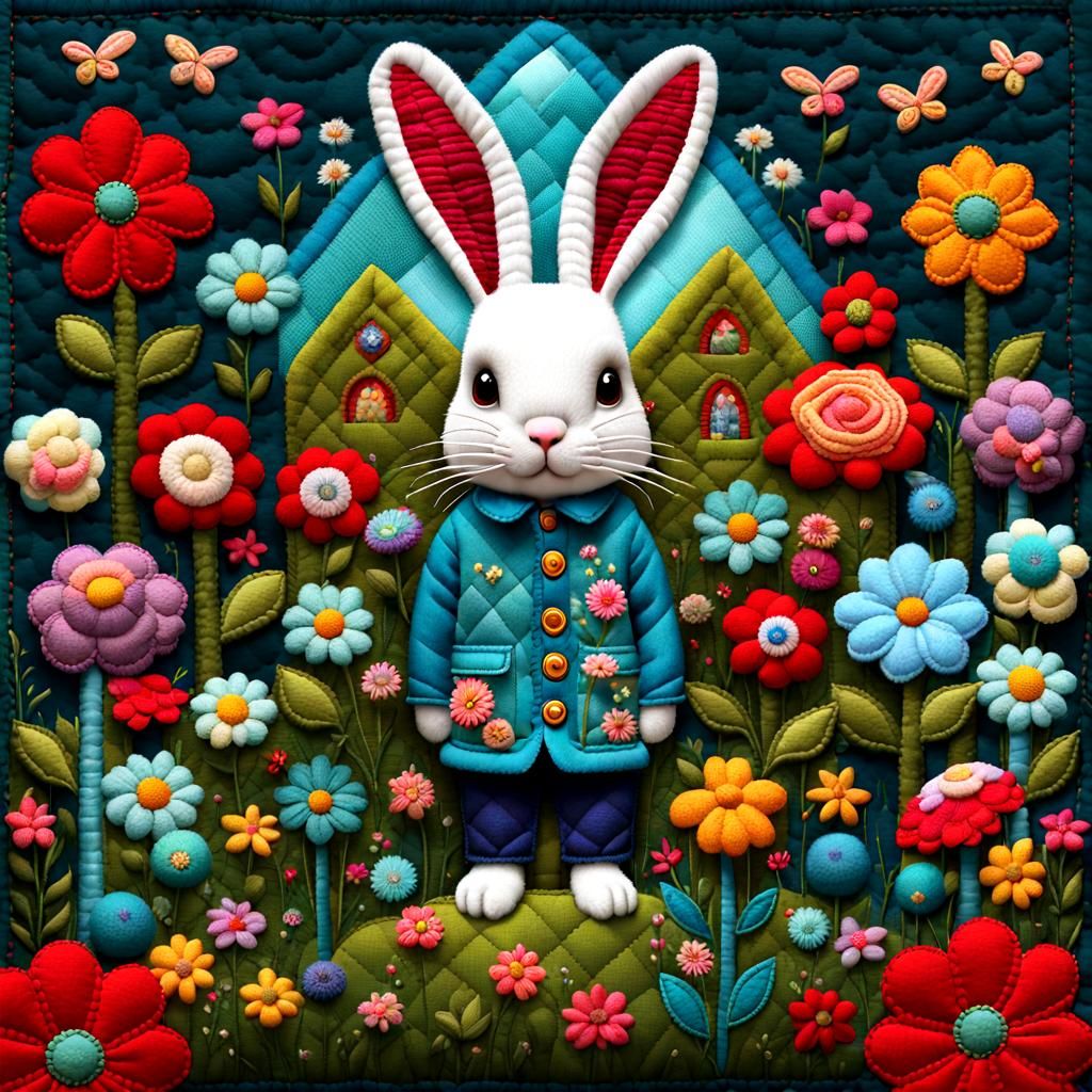 A nice spring day for Mr Rabbit  by @forge4ward