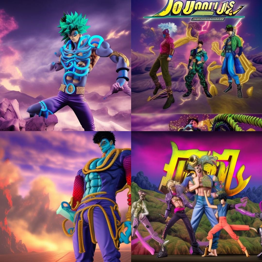 jojo's bizarre adventure stand AI Generated Artwork NightCafe Creator