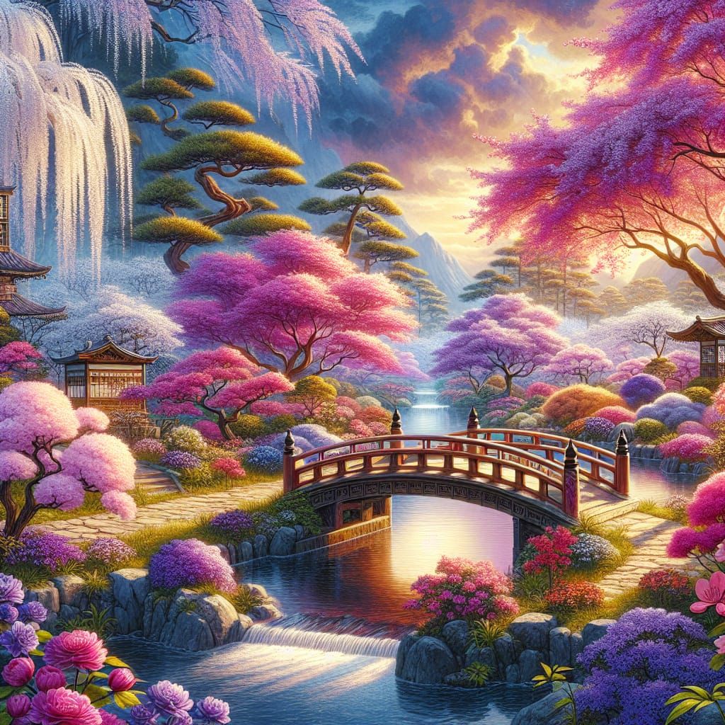 Japanese botanical garden