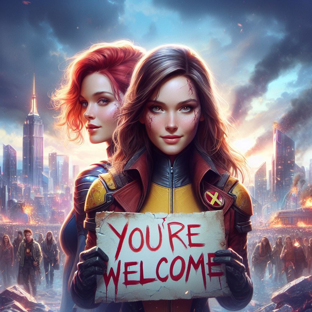 "You're Welcome" -Kitty Pryde