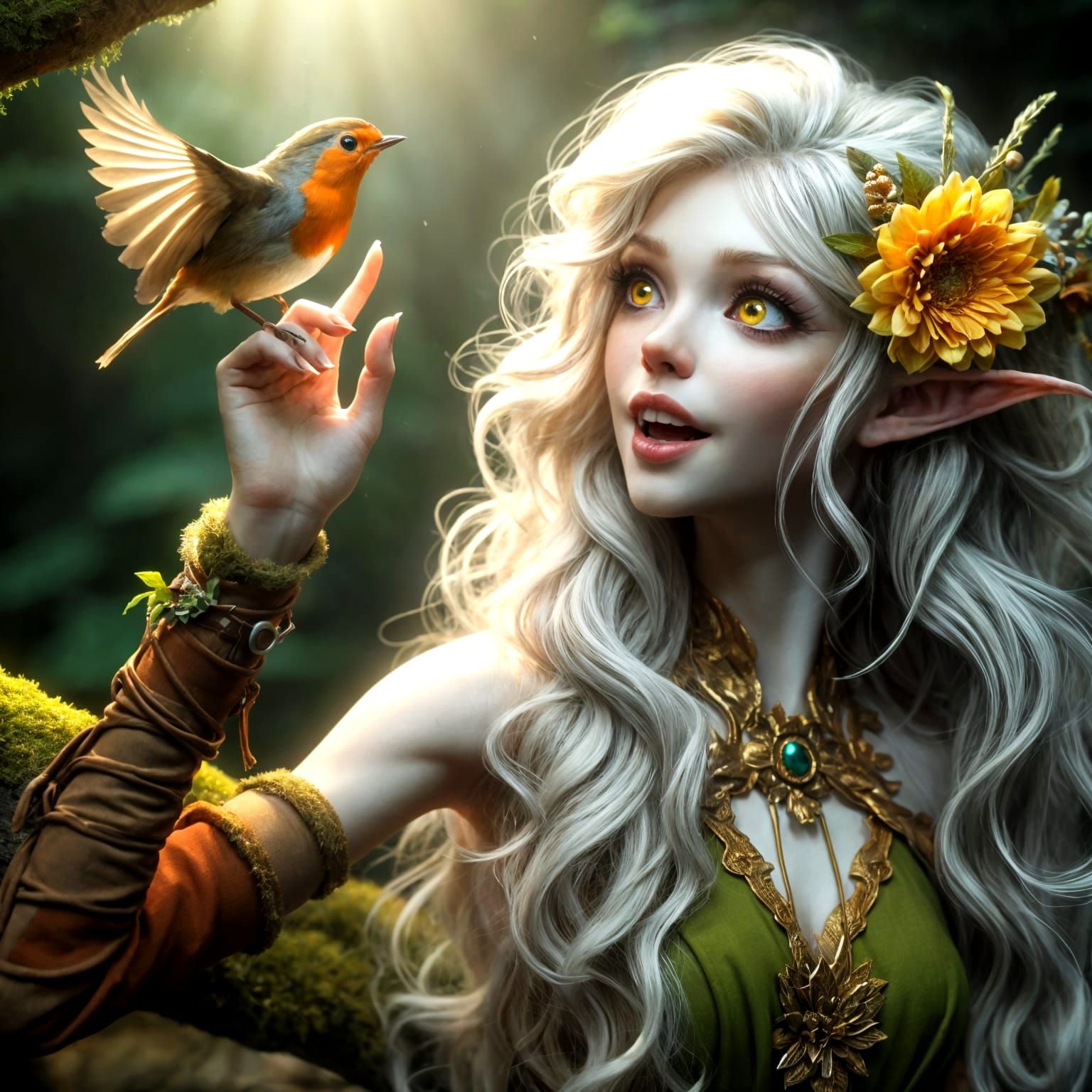 Elf Druid & Robin Sing Along