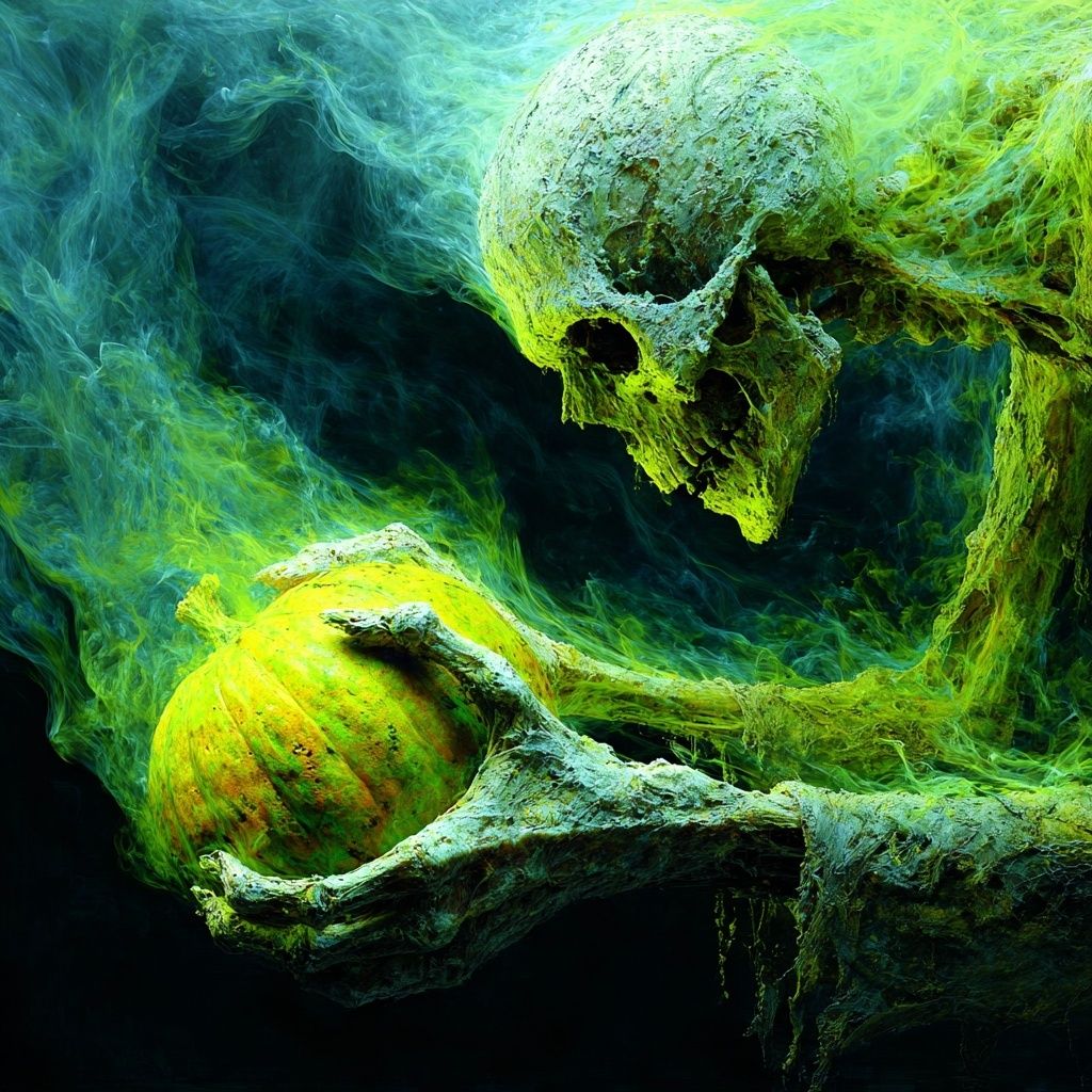 Creepy Halloween ghost