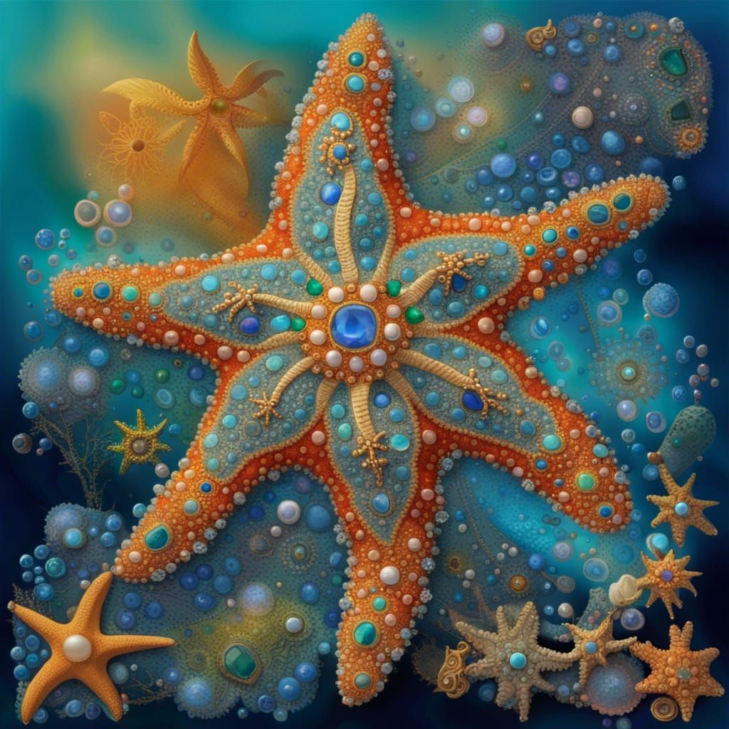 Aurora Starfish 2 - AI Generated Artwork - NightCafe Creator