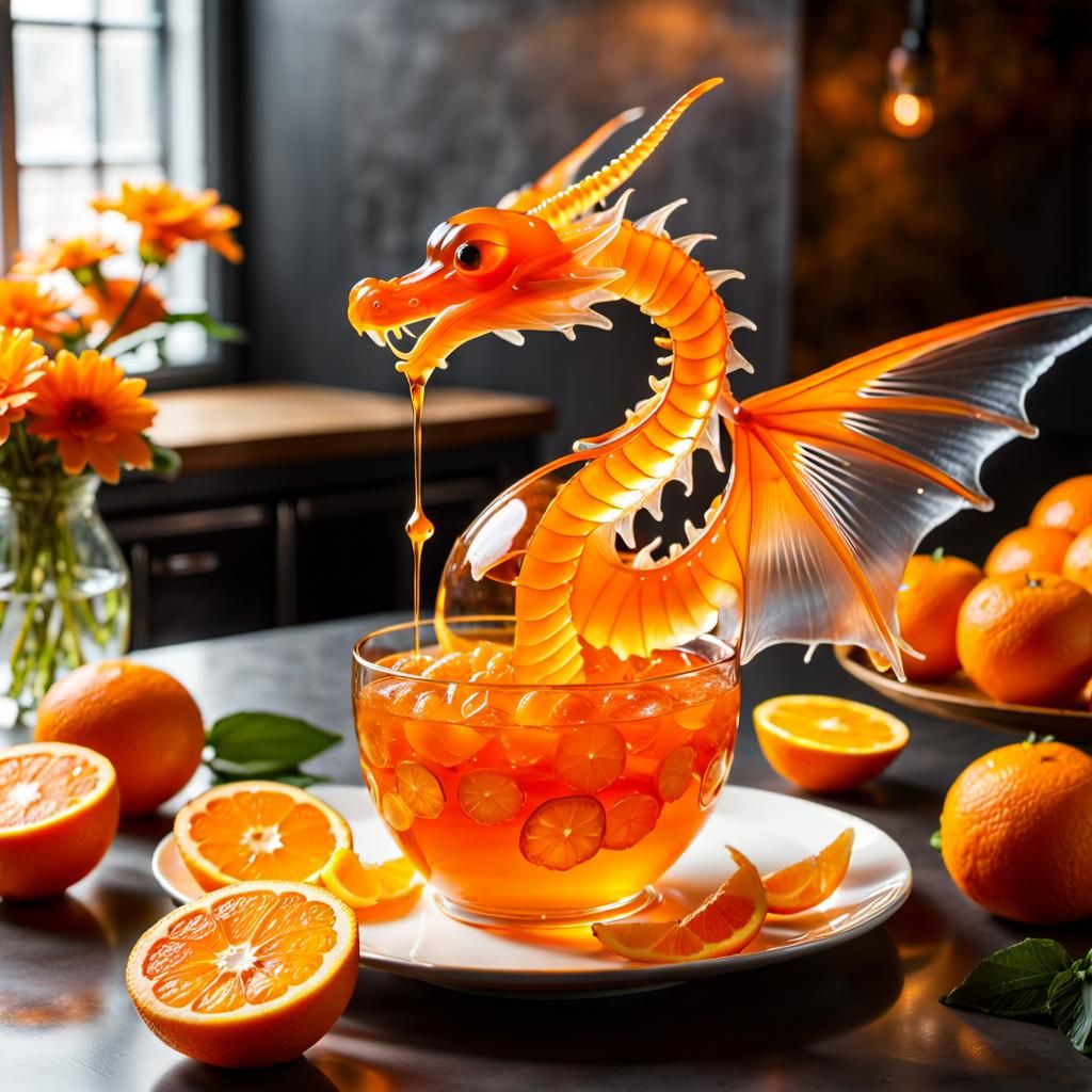 Jelly Dragon Sculpture