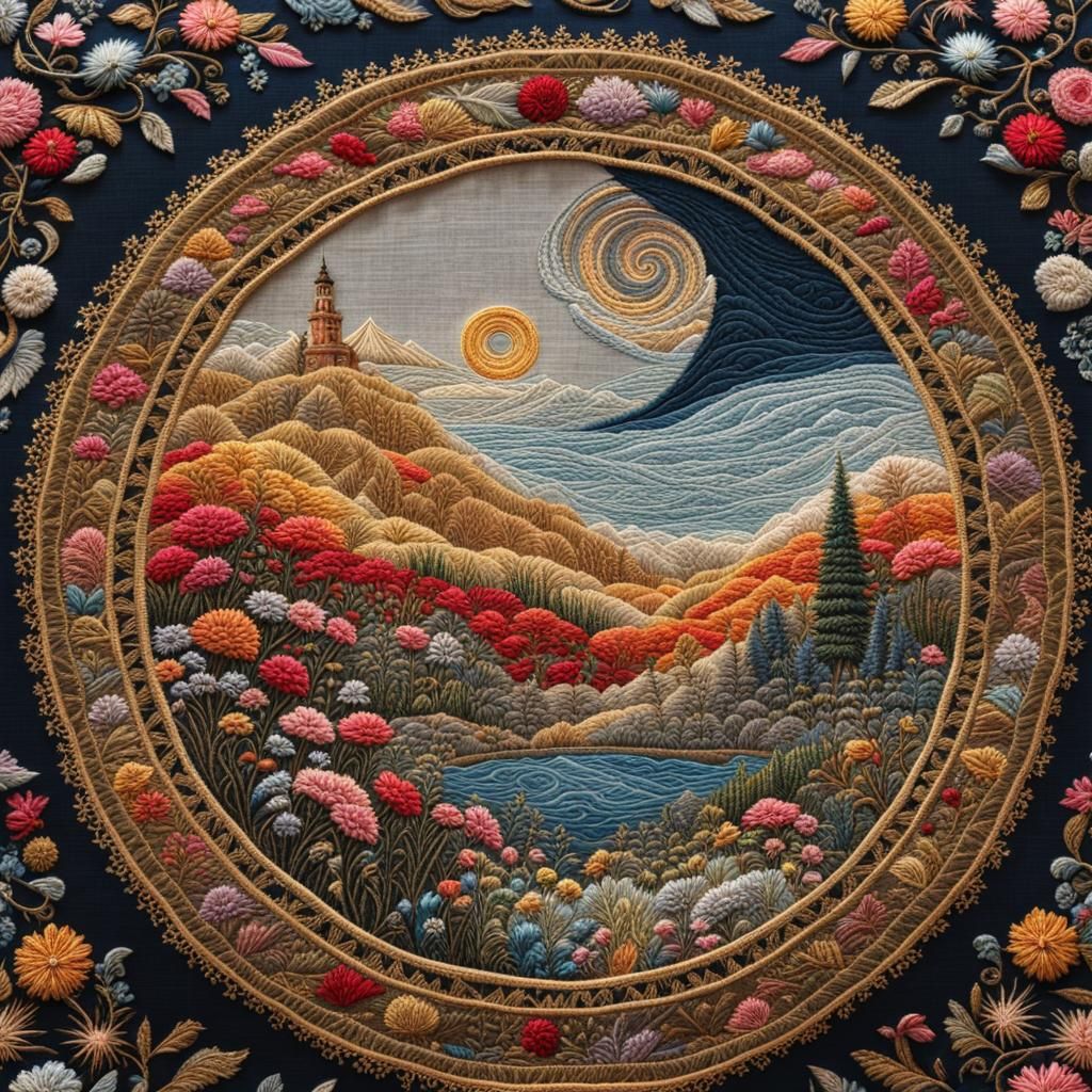 Embroidery  by @Hani