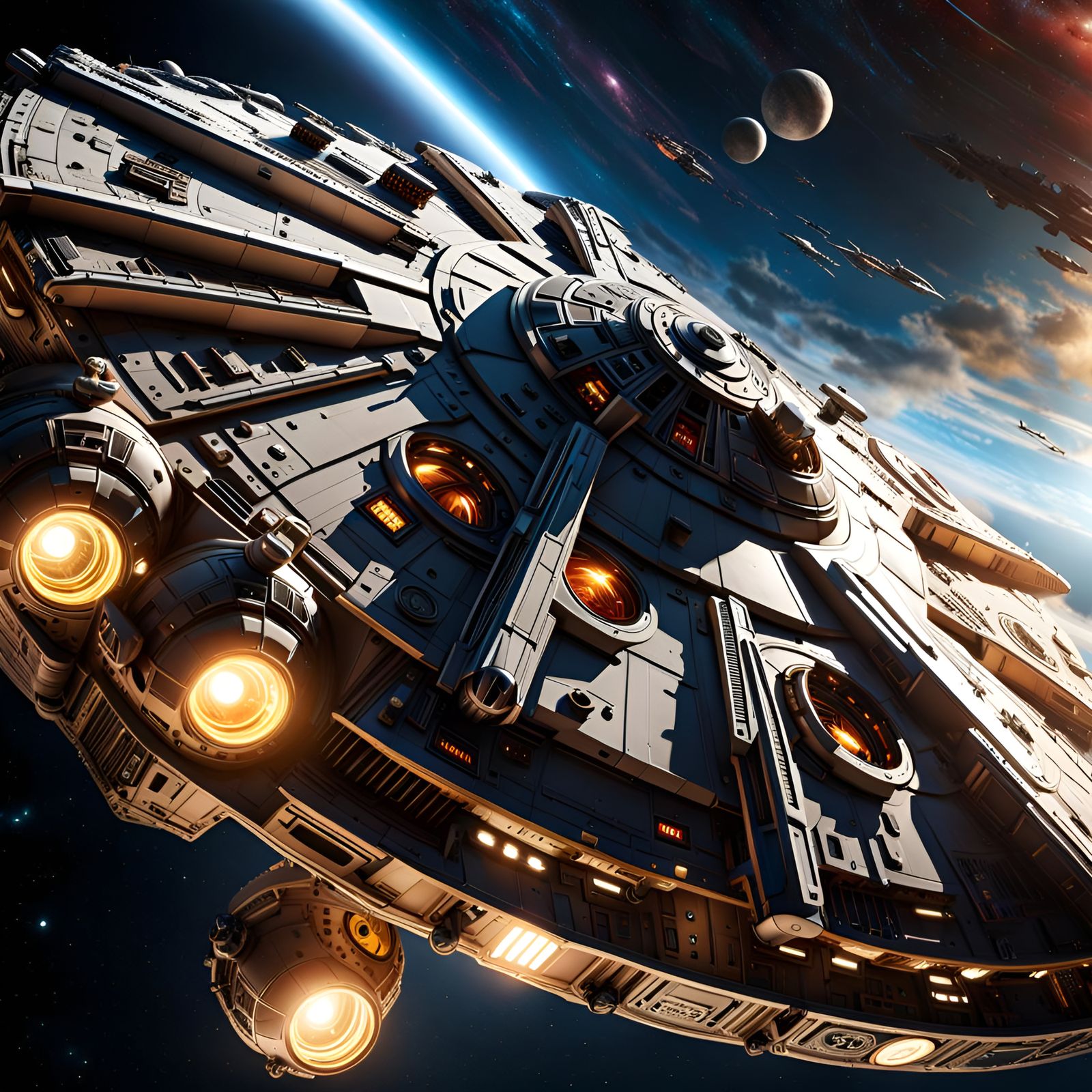 #4 MILLENNIUM FALCON  by @JustBubu