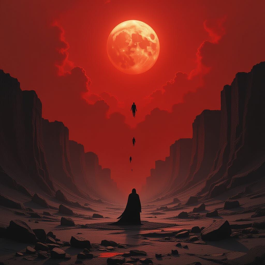 Desolate Abyssal World Drowning in Despair