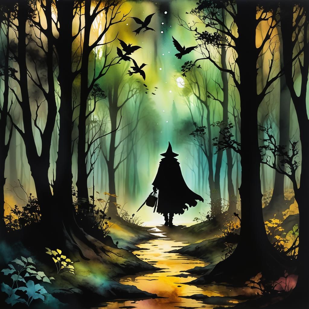 The witch in the forest  by @forge4ward