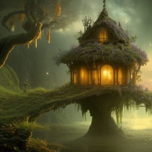 Fairytale house - AI Generated Artwork - NightCafe Creator