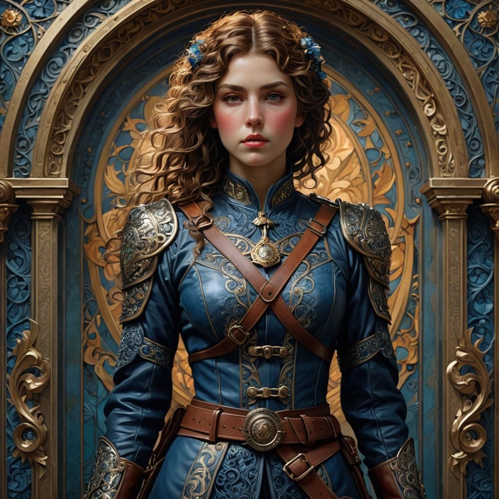 Blue Leather