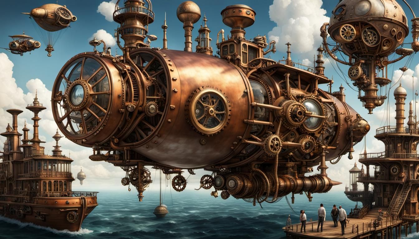 Steampunk Vessels  by @Charlotte