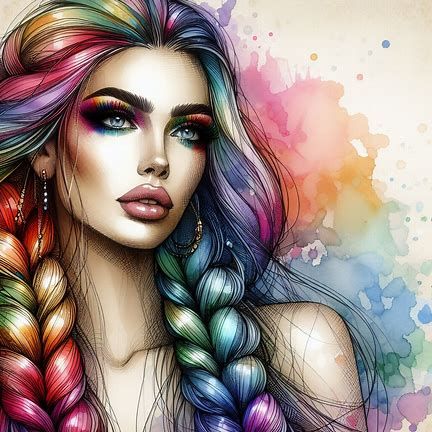 Rainbow Braids #6
