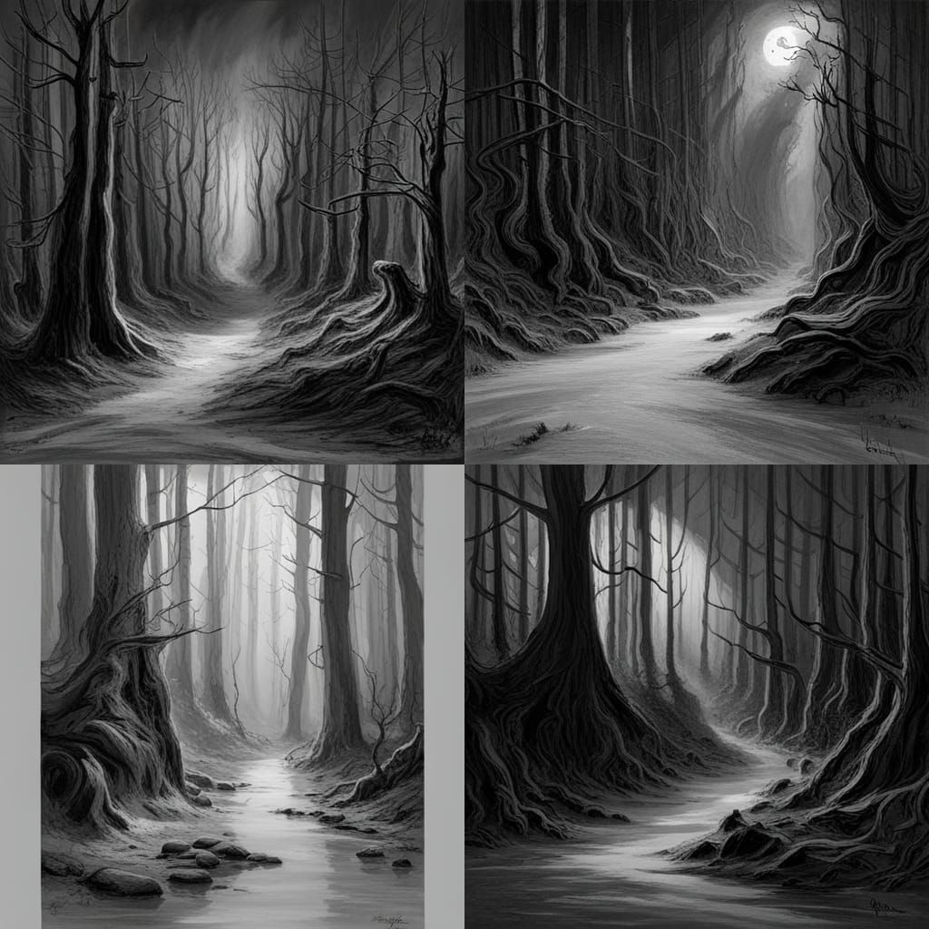 creepy forest