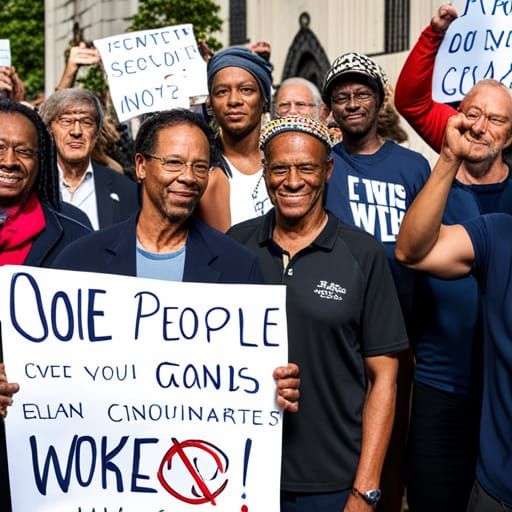 real people standing up against degenerate greedy woke coali...