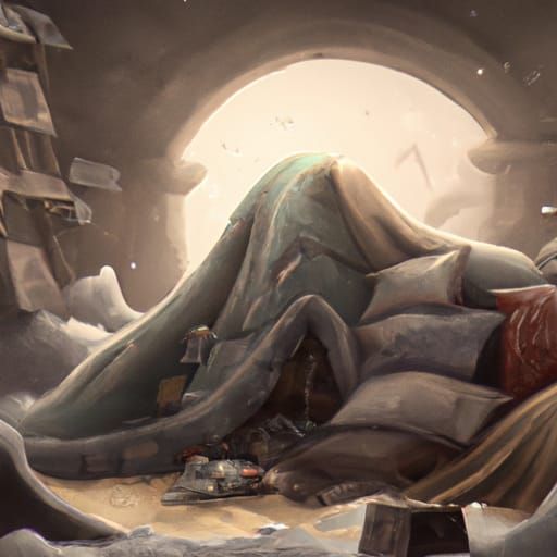 a blanket and pillow fort Epic cinematic brilliant stunning ...