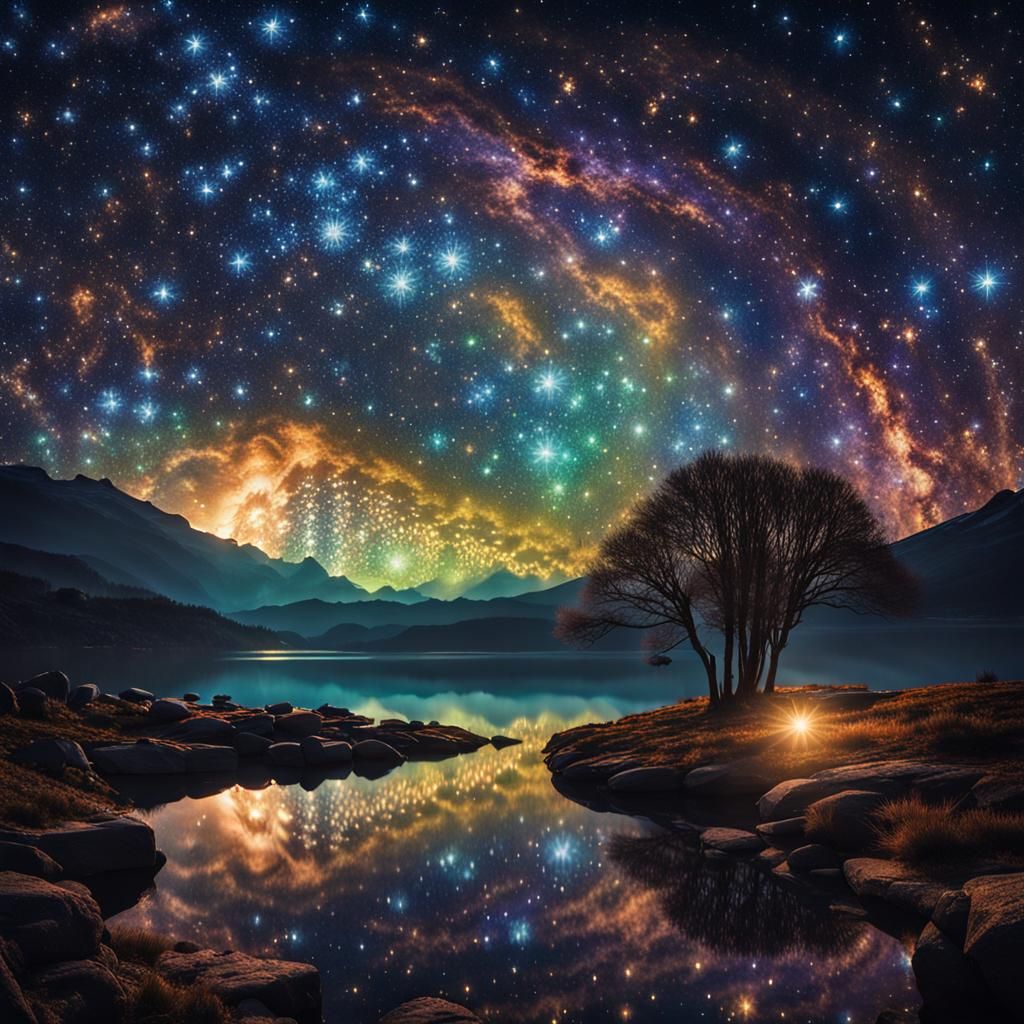 The stars glitter and shine with magic as they shimmer across the sky   by @Pjrockey