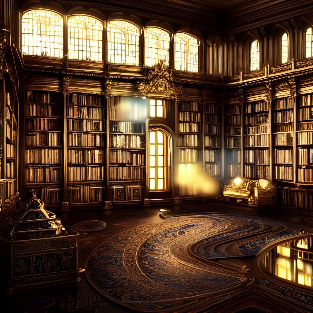 Nice library - AI Generated Artwork - NightCafe Creator