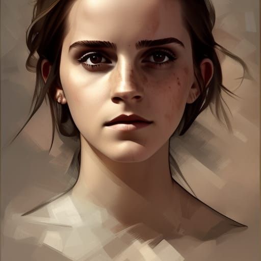 emma watson - AI Generated Artwork - NightCafe Creator