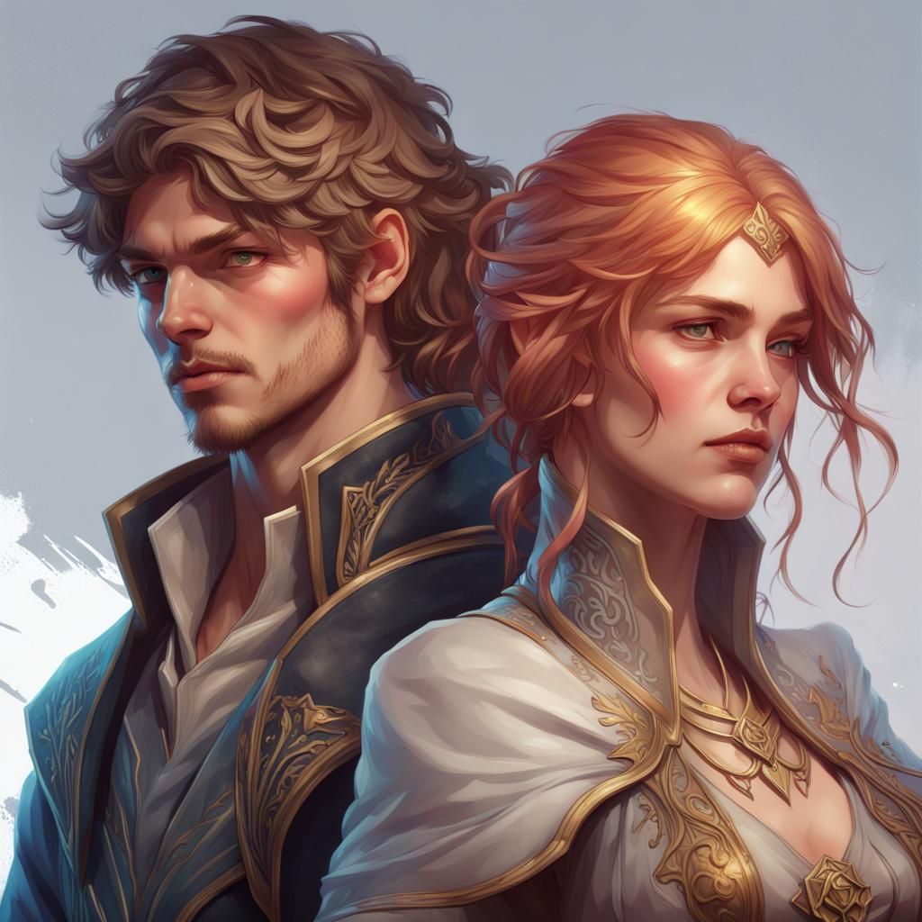 Siblings Asher pendragon And  Airella pendragon
