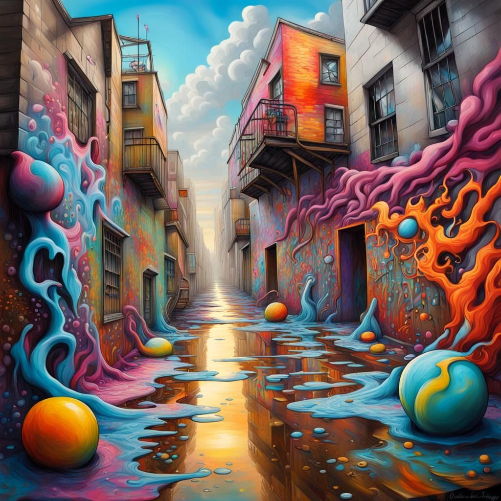 surreal dreamscape