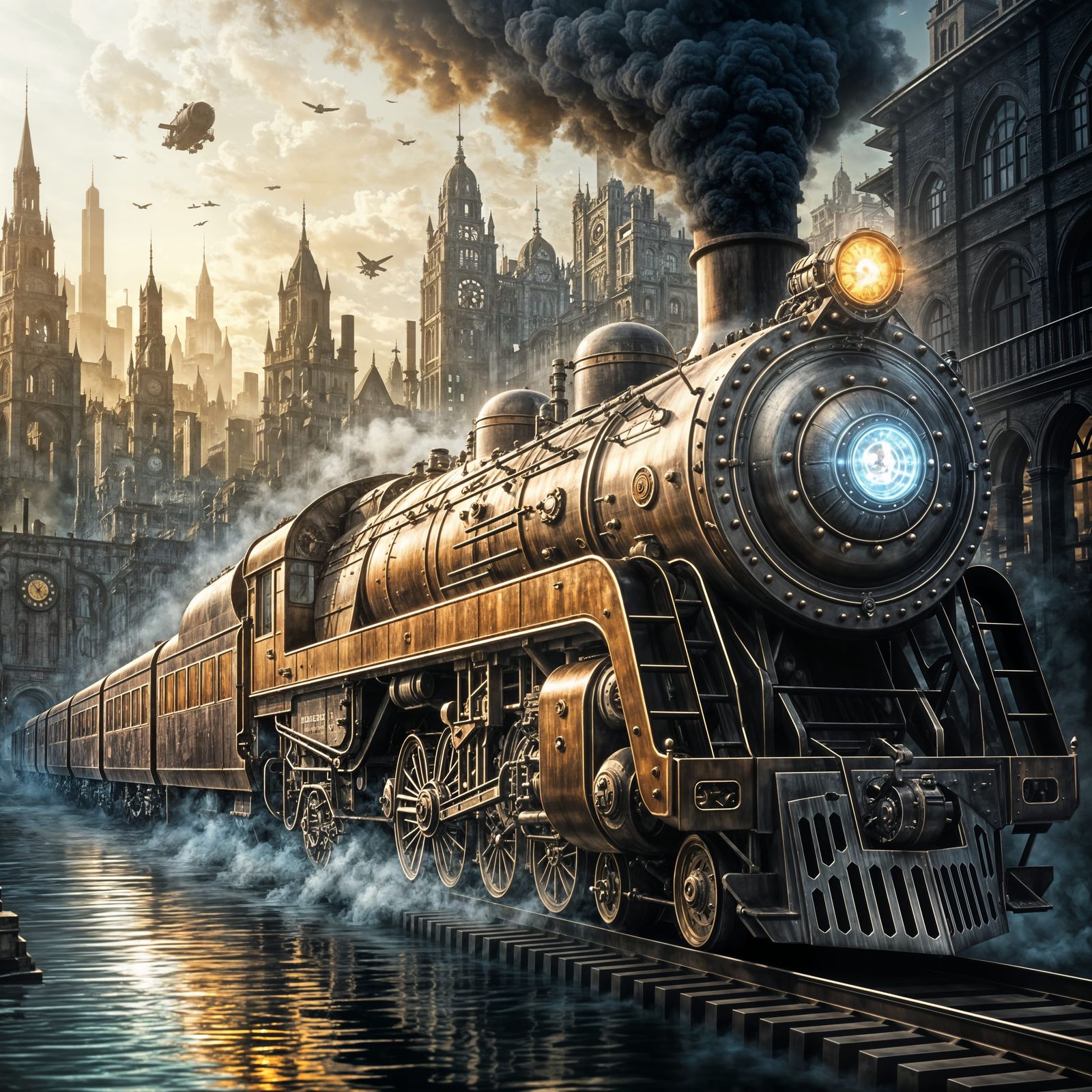 Steampunk Train  by @TSharp 