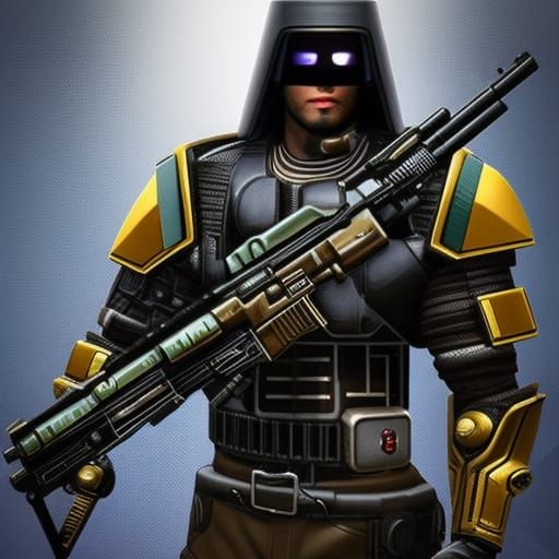 Cyberpunk Soldier (Stable)