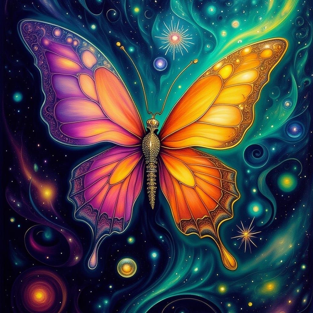 <lora:FS Spellcasting 230:1.0> Beautiful butterfly

In the style of Alexander Archipenko and Don Bluth and Pawel Kuczynski and Josephine Wal...