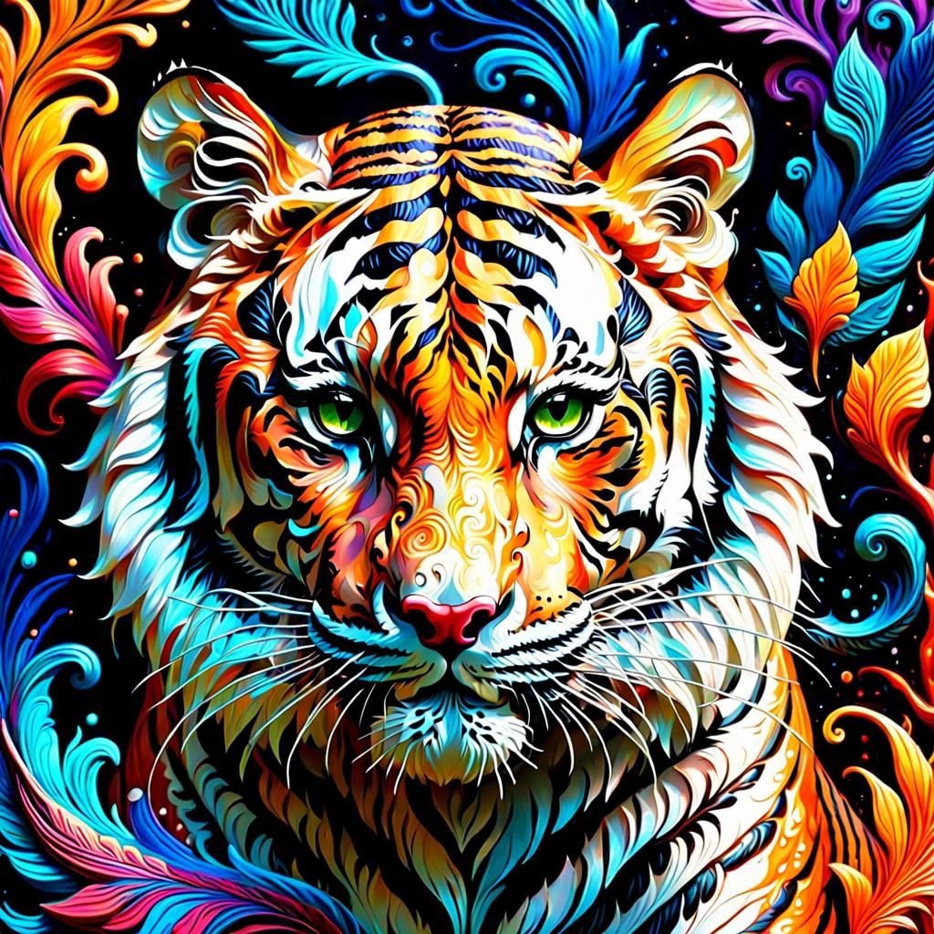 Tiger - AI Generated Artwork - NightCafe Creator