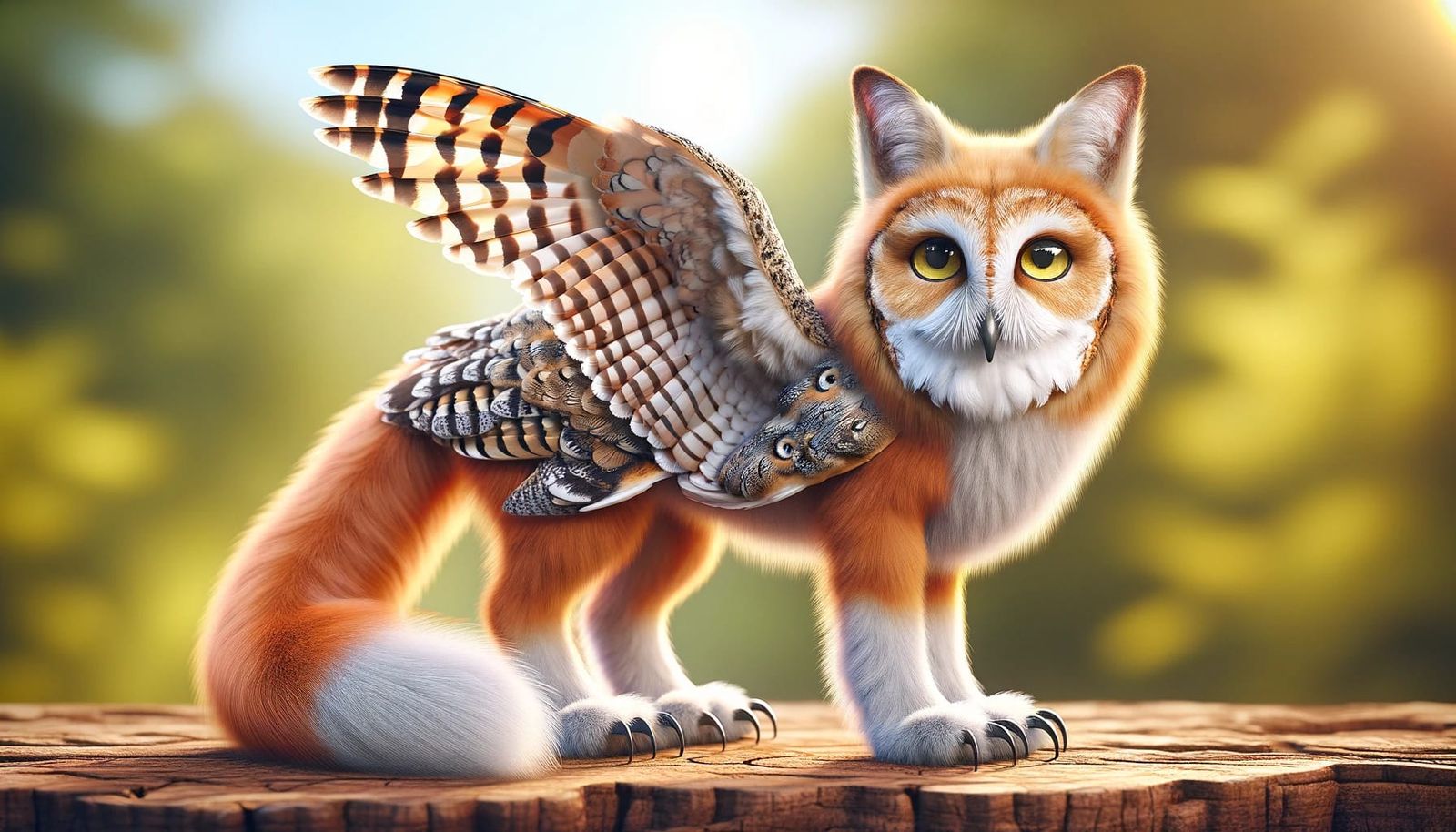 Whimsical Chimera: The Owlfox