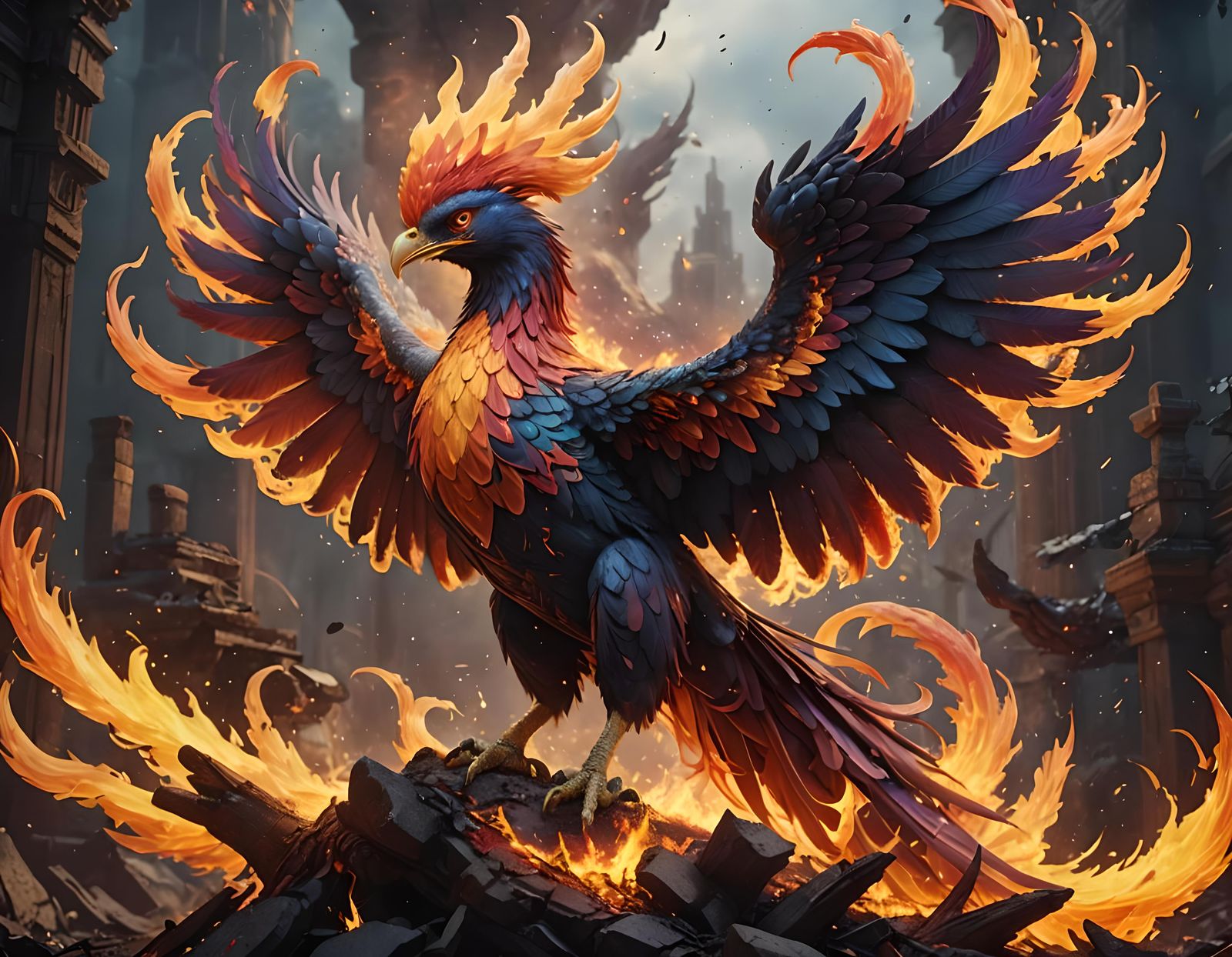 Phoenix Rising  by @DJ Rez