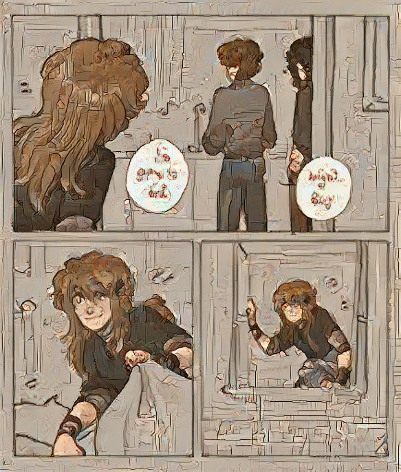 BEE TRIED TO SNEAK OUT-