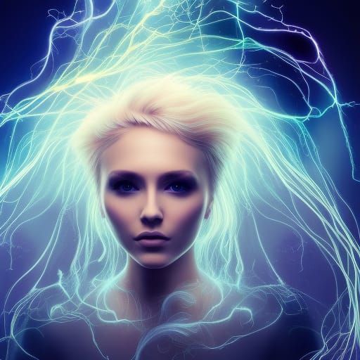 Electric Sorceress  by @Inspector