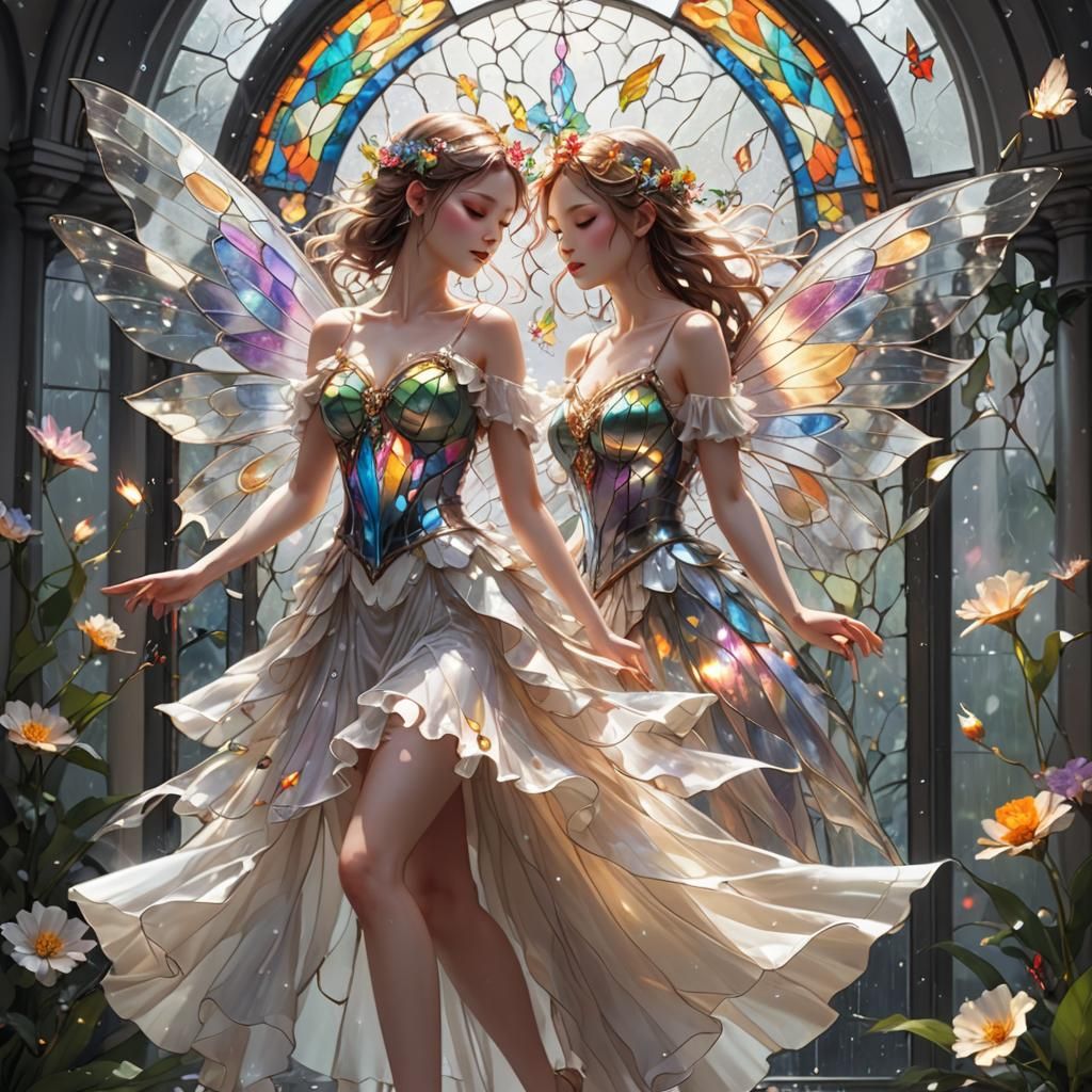 (digital art), (fantasy art), bright white background, (real...