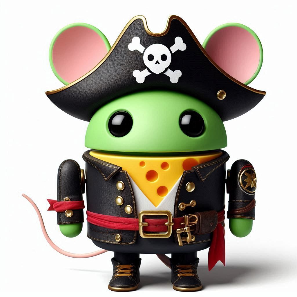 Pirate Mouse Droid What Cheese.. Have no Cheese