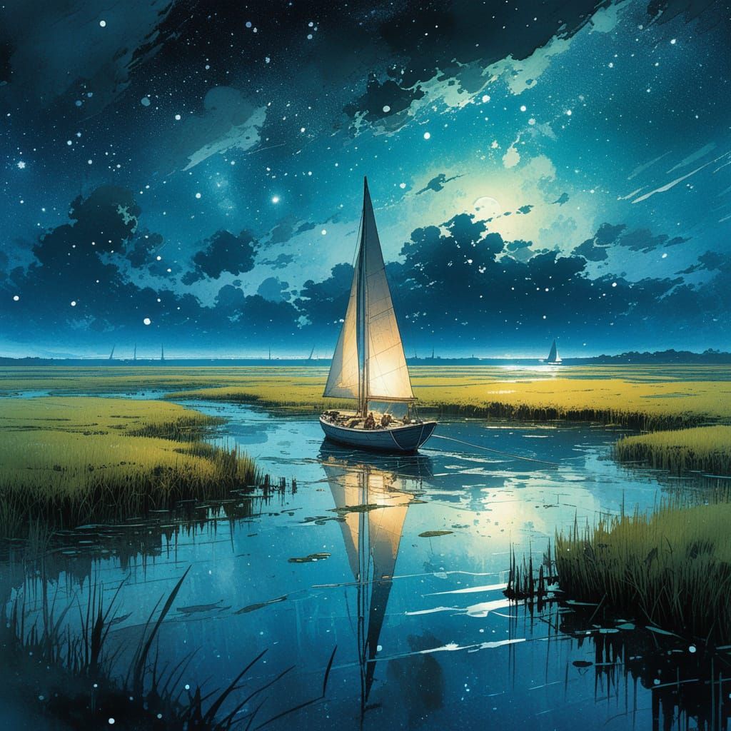 Gone sailing   by @1cheesepuff