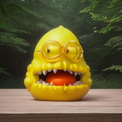 Closeup, Front Facing, Front View, The Lemon Monster is a su...