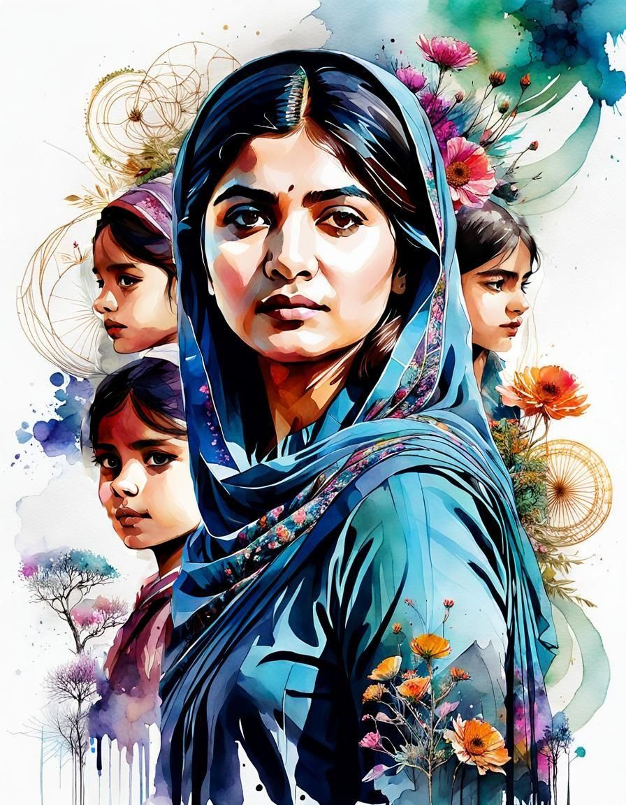 Malala Yousafzai | 🇵🇰 Girl's right to education  by @Mak