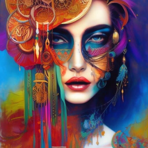 Gypsy woman - AI Generated Artwork - NightCafe Creator