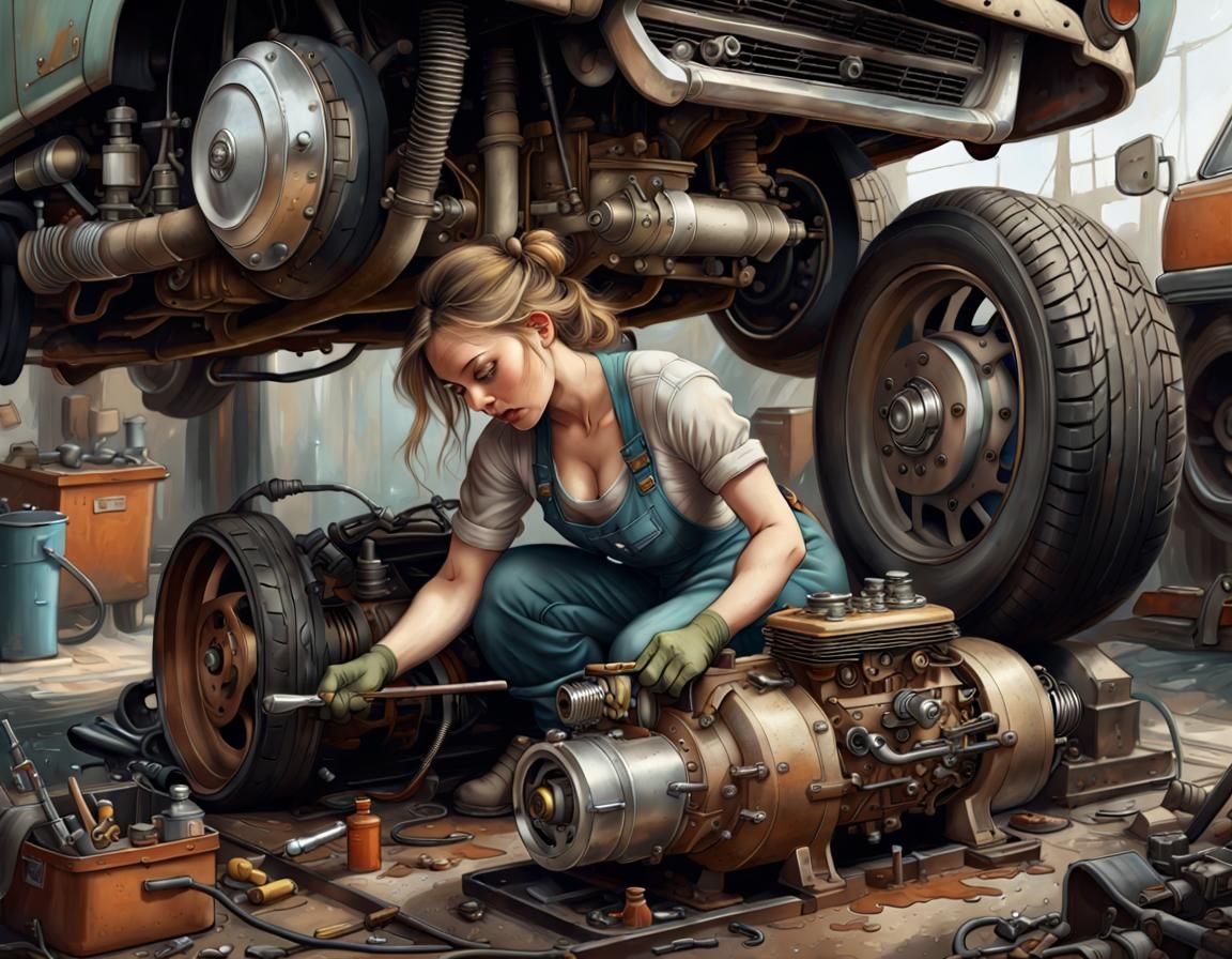 Mechanic  by @LoscoFiguro
