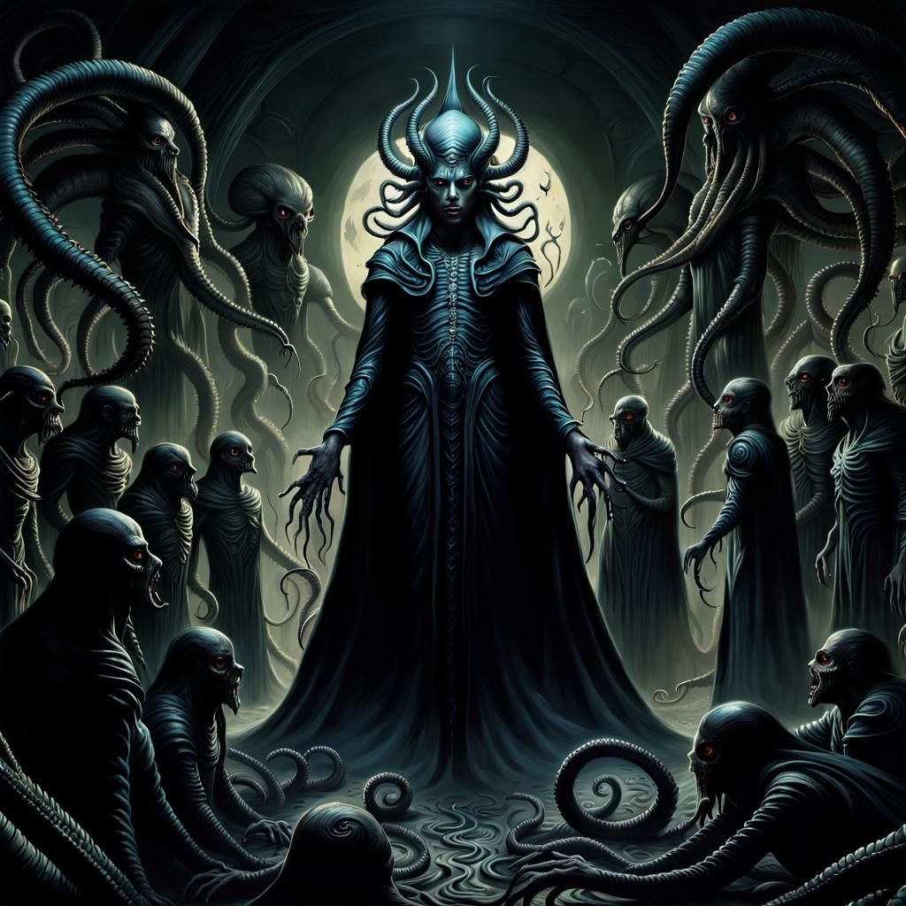 Cult of Nyarlathotep XVII - AI Generated Artwork - NightCafe Creator