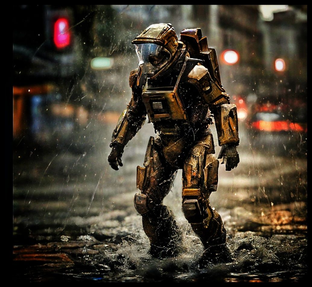 Light Mech Armour , Heavy Rain