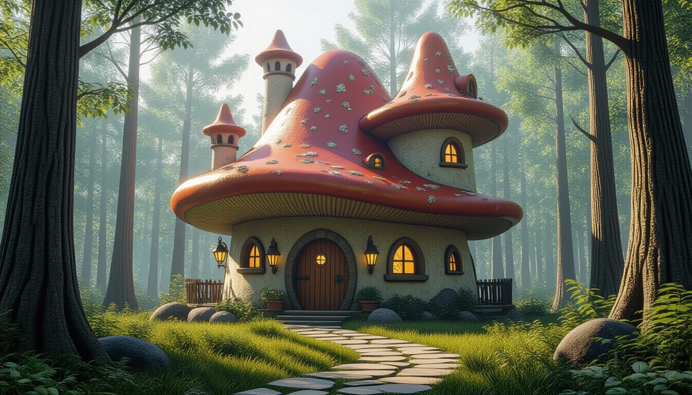 mushroom house