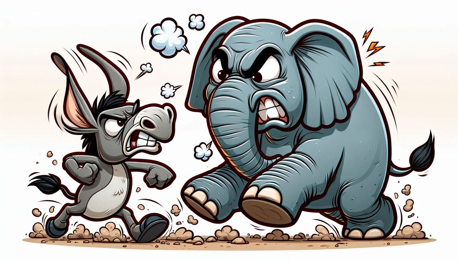 Everyday Enemies - Donkey vs Elephant