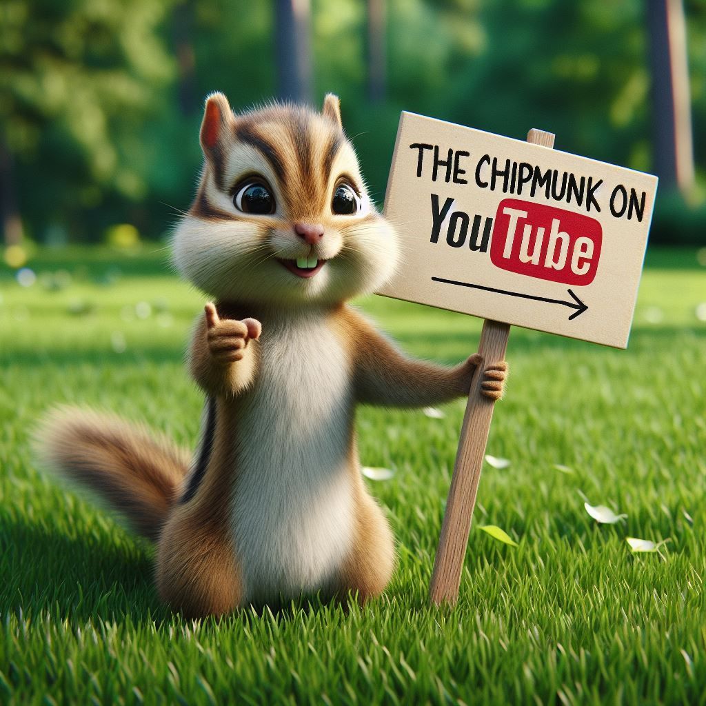 "Hey boys, girls,chipmunks, and anyone else who might be listening feel free to check out my YouTube channel!! (Link bel...