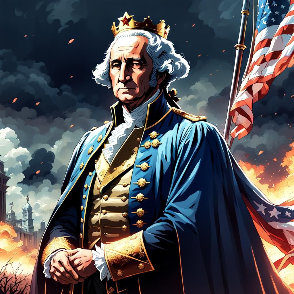 George Washington, King of America - AI Generated Artwork - NightCafe ...