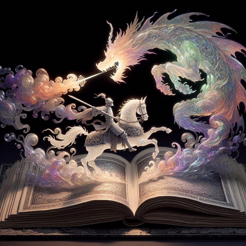  book, a knight  by @Kindly Offer