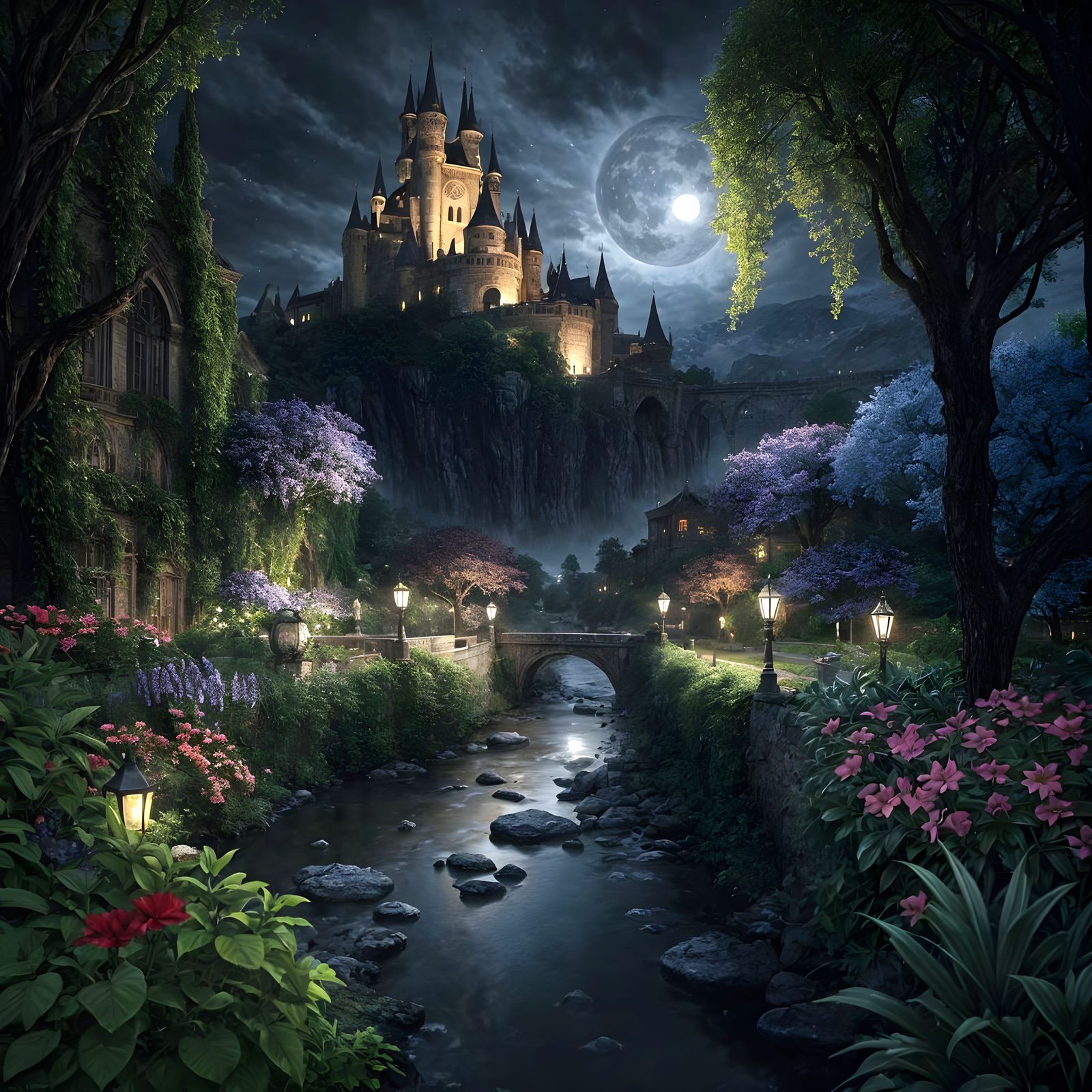 Another garden  by @StarredNightingale