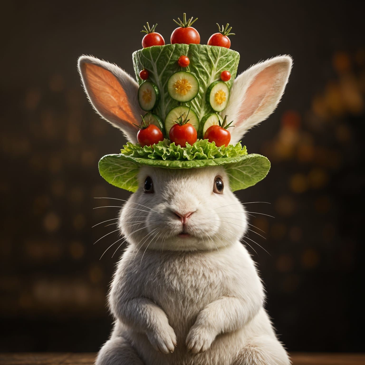 Veggie Top Hat  by @Sherkhal