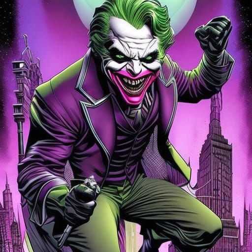 Mark Hamill's Joker - AI Generated Artwork - NightCafe Creator