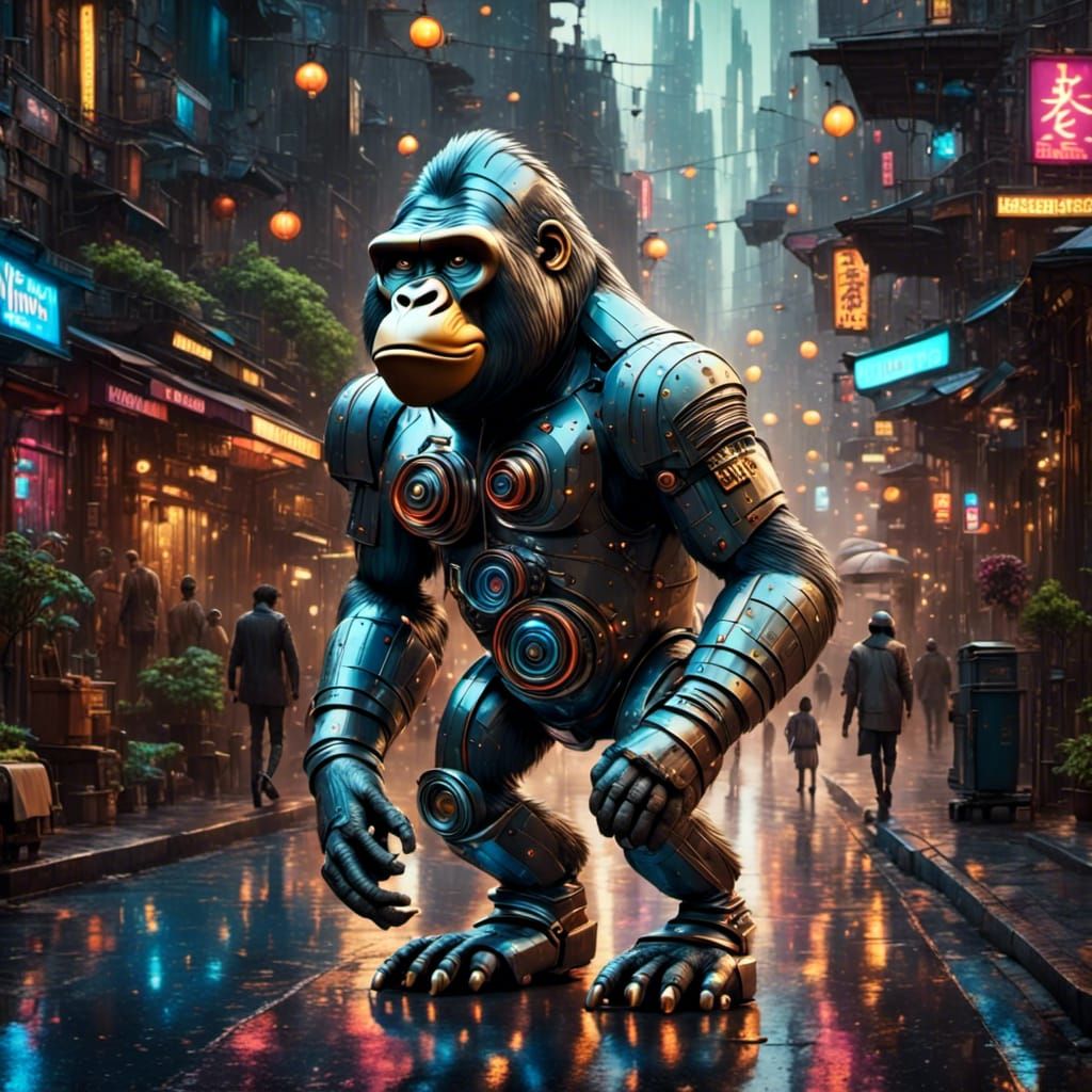 Pet gorilla